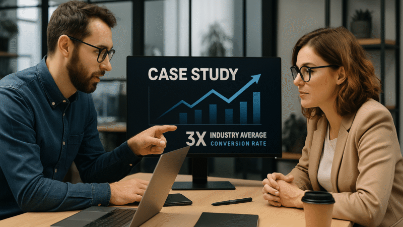 Real Case Study: How We Built a Site That Converts at 3X the Industry Average