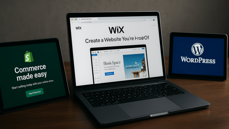 Should You Build Your Site on Shopify, Wix, or WordPress?
