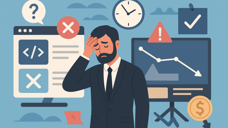 Top 5 Mistakes Businesses Make When Building Their First Website